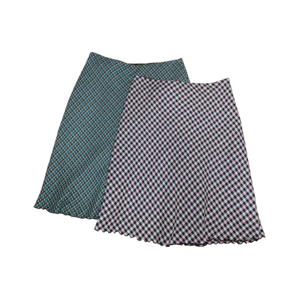Y2K Briggs A-line Lettuce Hem Bundle Skirts Size 12 Academia Grunge Collegiate